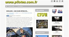 Desktop Screenshot of pilotes.com.fr