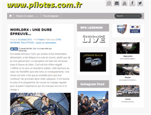 Tablet Screenshot of pilotes.com.fr